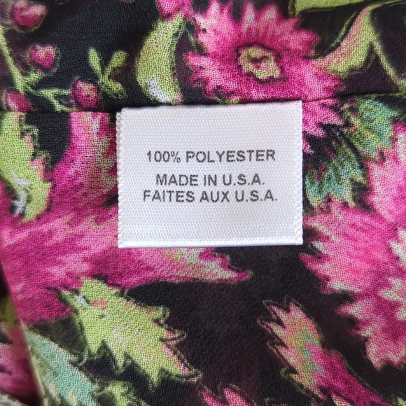 MISA Los Angeles Floral Flowy Flare Sleeve Blouse - Picture 12 of 13